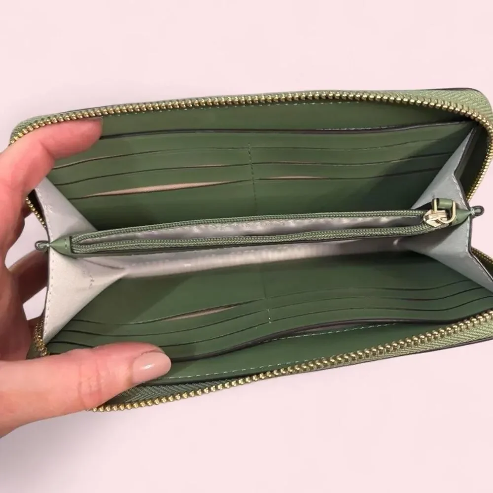 Kate-spade-new-york Women's Green and Khaki Wallet-purses